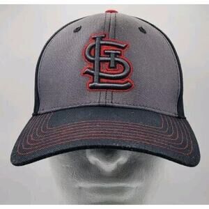 St Louis‎ Cardinals MLB Baseball Snapback Cap Hat Gray Black Red Embroidered